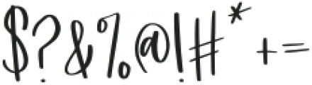 Tallahassee Script Regular otf (400) Font OTHER CHARS