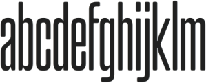 Tallica Light ttf (300) Font LOWERCASE