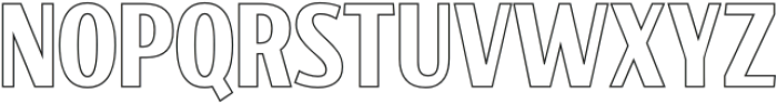 Tallstance Outline otf (400) Font UPPERCASE
