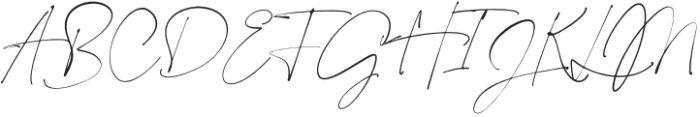 Tallulah Signature Regular otf (400) Font UPPERCASE