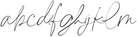 Tallulah Signature Regular otf (400) Font LOWERCASE