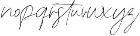 Tallulah Signature Regular otf (400) Font LOWERCASE