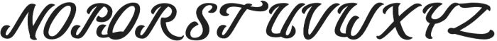 Talmano Italic otf (400) Font UPPERCASE