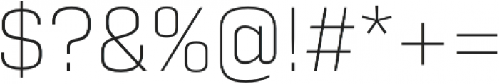 Tamba Sans XLight otf (300) Font OTHER CHARS