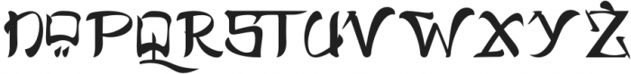 Tancho-Regular otf (400) Font UPPERCASE
