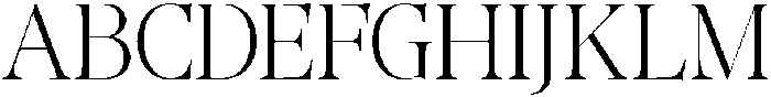 Tanflisc Essence Extra Light otf (200) Font UPPERCASE