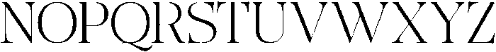 Tanflisc Essence Extra Light otf (200) Font UPPERCASE