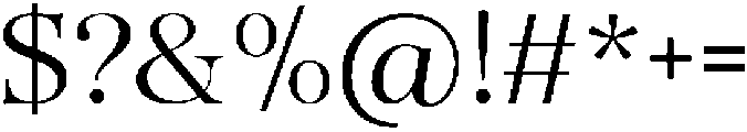 Tanflisc Essence Regular otf (400) Font OTHER CHARS