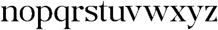 Tanflisc Essence Regular otf (400) Font LOWERCASE