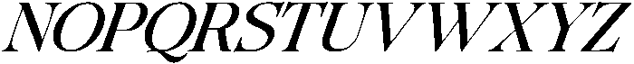 Tanflisc Essence Semi Bold Italic otf (600) Font UPPERCASE