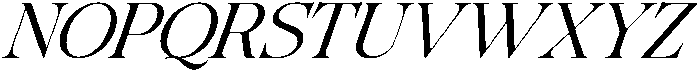 Tanflisc Essence Soft Italic otf (400) Font UPPERCASE
