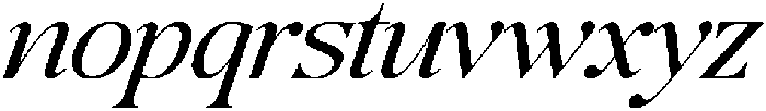 Tanflisc Essence Soft Italic otf (400) Font LOWERCASE