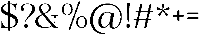 Tanflisc Essence Soft Regular otf (400) Font OTHER CHARS
