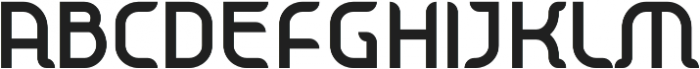 Tangential Semi Serif Bold otf (700) Font UPPERCASE