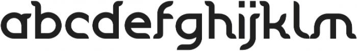 Tangential Semi Serif Bold otf (700) Font LOWERCASE