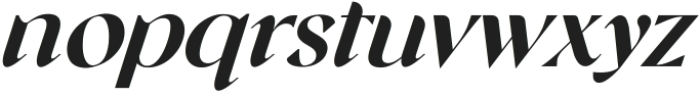 Tangerine Italic ttf (400) Font LOWERCASE