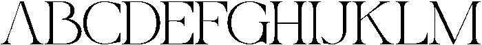 Tangerine otf (400) Font UPPERCASE