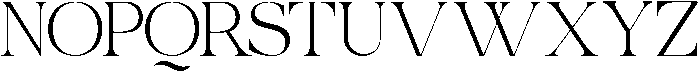 Tangerine otf (400) Font UPPERCASE