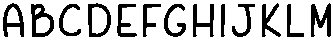 Tangerine ttf (400) Font UPPERCASE