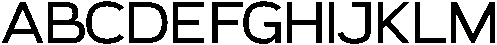 Tangle Sans Regular otf (400) Font UPPERCASE