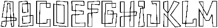 Tangle ttf (400) Font UPPERCASE