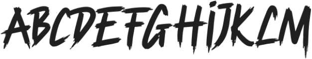 Tanisher otf (400) Font UPPERCASE