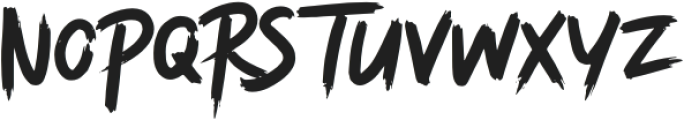 Tanisher otf (400) Font LOWERCASE