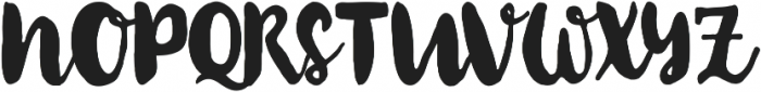 Tantrum Typeface ttf (400) Font UPPERCASE