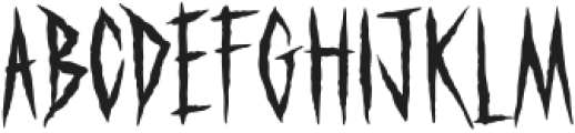 Tarantulaz Regular otf (400) Font UPPERCASE