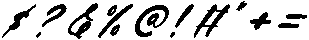 Tarkeni Italic otf (400) Font OTHER CHARS