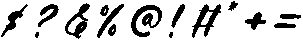 Tarkeni otf (400) Font OTHER CHARS