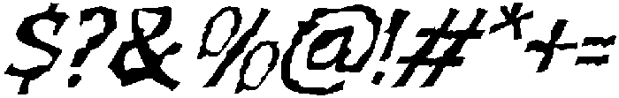 Tarophis Oblique otf (400) Font OTHER CHARS