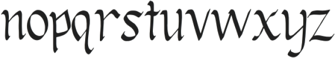 Tarot Noir Display Regular otf (400) Font LOWERCASE