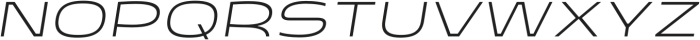 Taruno Wide Thin Italic otf (100) Font UPPERCASE