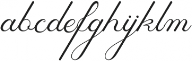 Tashia Regular otf (400) Font LOWERCASE