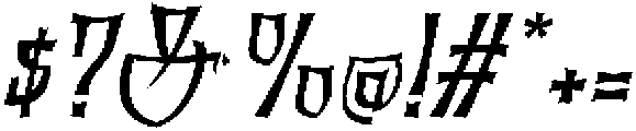Tatsukaze Italic otf (400) Font OTHER CHARS