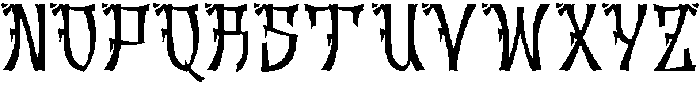 Tatsukaze Regular otf (400) Font UPPERCASE