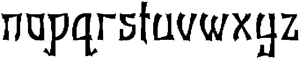 Tatsukaze Regular otf (400) Font LOWERCASE