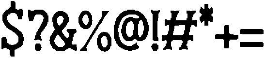 Tattoo Art Regular otf (400) Font OTHER CHARS