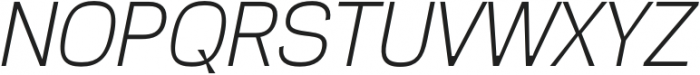 Tatype Light Italic otf (300) Font UPPERCASE