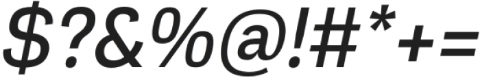 Tatype Medium Italic otf (500) Font OTHER CHARS