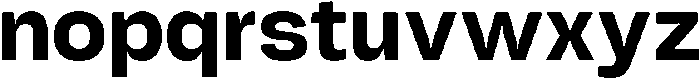 Tatype Neue Bold otf (700) Font LOWERCASE