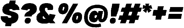 Tatype Neue Extra Black Italic otf (900) Font OTHER CHARS
