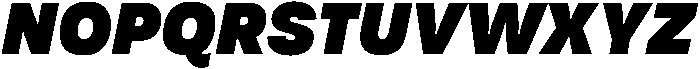 Tatype Neue Extra Black Italic otf (900) Font UPPERCASE