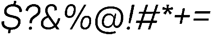 Tatype Neue Italic otf (400) Font OTHER CHARS
