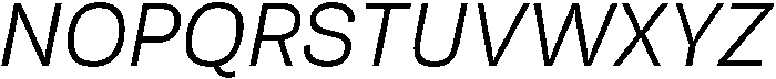 Tatype Neue Italic otf (400) Font UPPERCASE