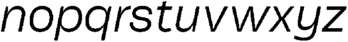 Tatype Neue Italic otf (400) Font LOWERCASE