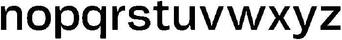 Tatype Neue Medium otf (500) Font LOWERCASE