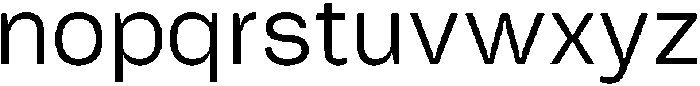 Tatype Neue Regular otf (400) Font LOWERCASE
