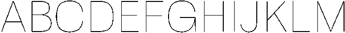 Tatype Neue Thin otf (100) Font UPPERCASE